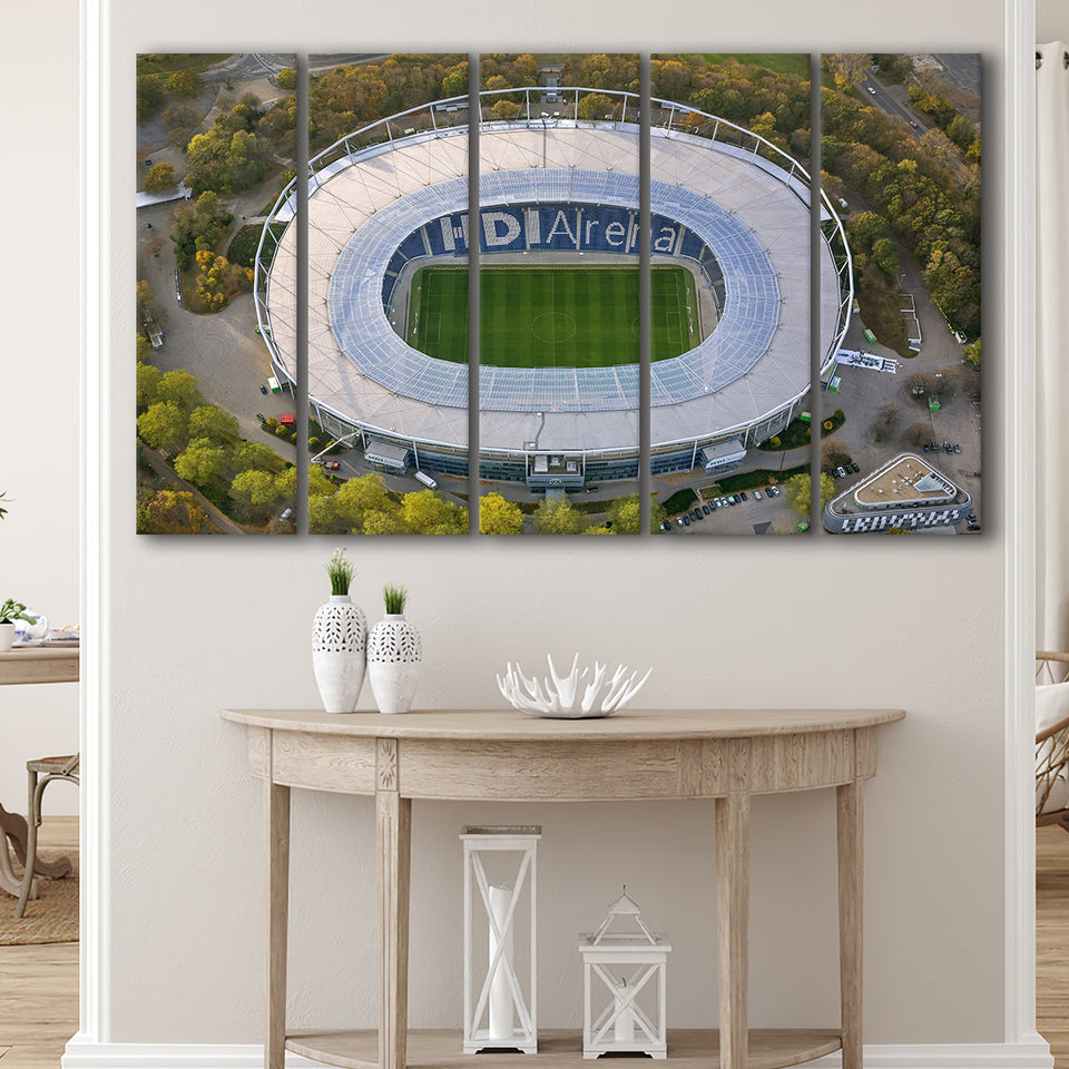 Hdi Arena, Stadium Canvas, Sport Art, Gift for him, Multi Panels B, Canvas Prints Wall Art Decor