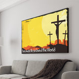 He So Loved The World Canvas Prints Wall Art - Painting Canvas, Wall Decor, Canvas Art, For Sale