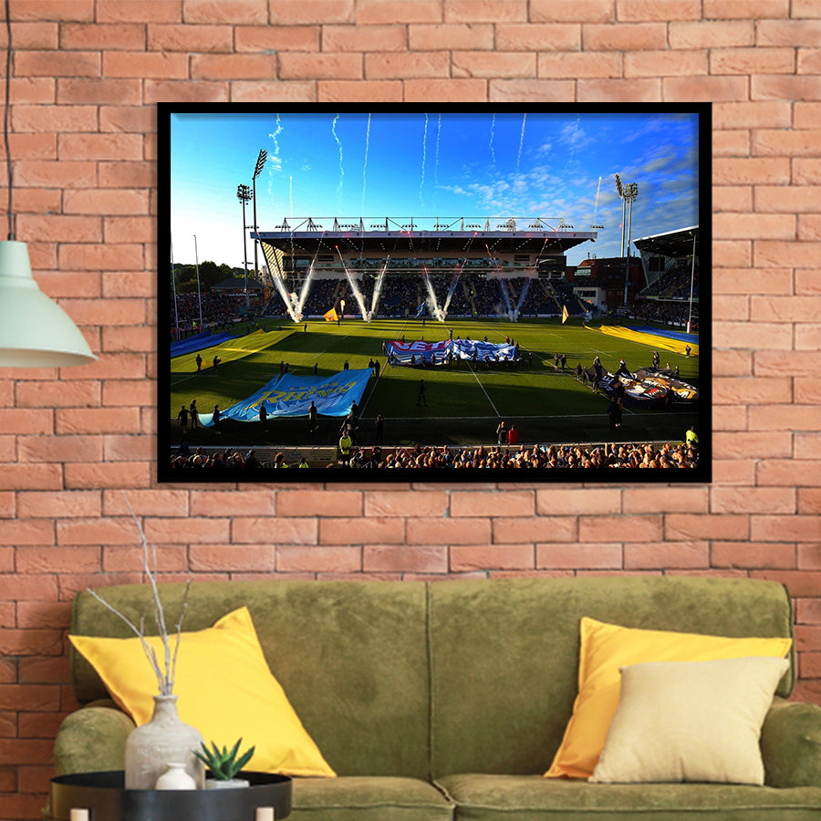 Headingley Stadium, Stadium Canvas, Sport Art, Gift for him, Framed Art Prints Wall Art Decor, Framed Picture