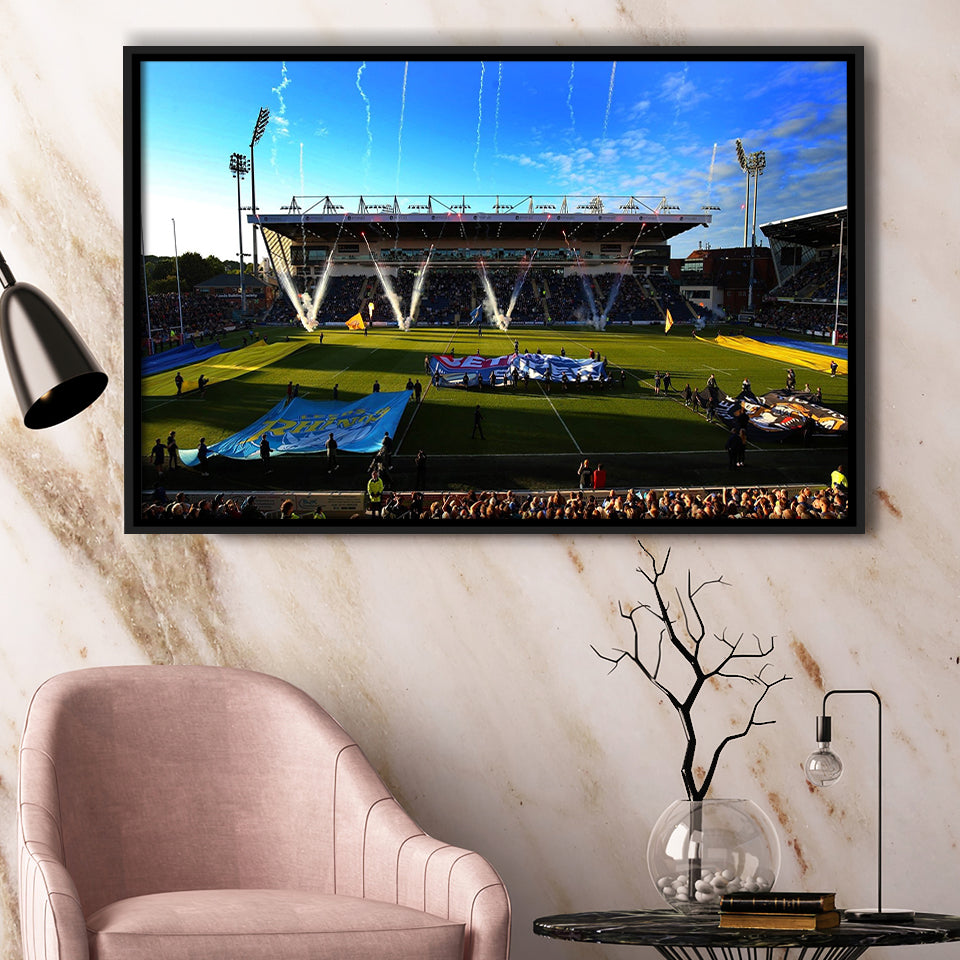 Headingley Stadium, Stadium Canvas, Sport Art, Gift for him, Framed Canvas Prints Wall Art Decor, Framed Picture