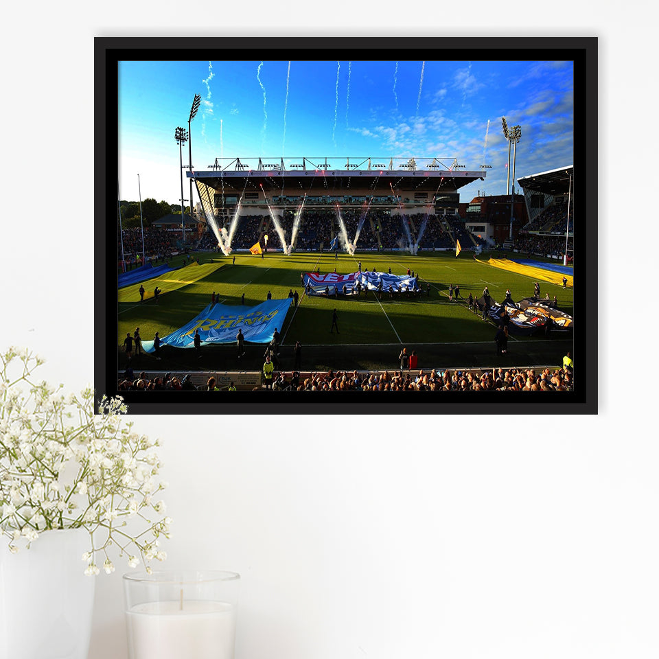 Headingley Stadium, Stadium Canvas, Sport Art, Gift for him, Framed Canvas Prints Wall Art Decor, Framed Picture