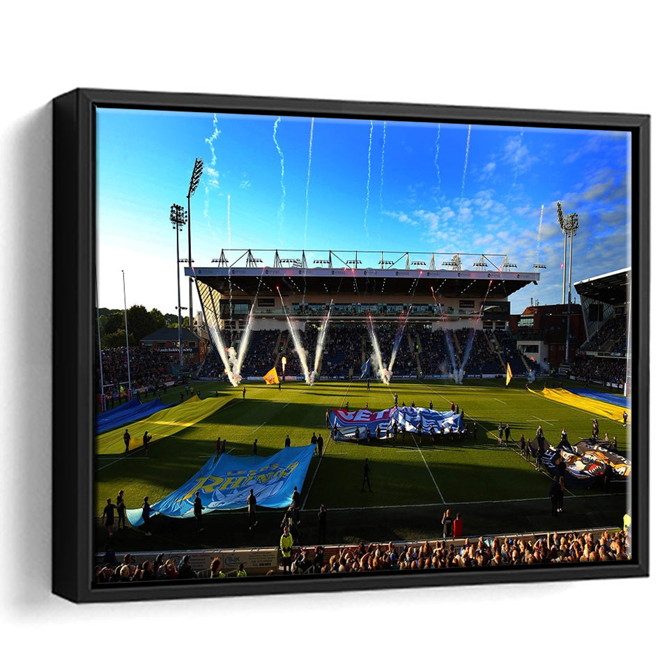 Headingley Stadium, Stadium Canvas, Sport Art, Gift for him, Framed Canvas Prints Wall Art Decor, Framed Picture