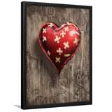 Heart Balloon Banksy Style Street Art, Framed Art Prints Wall Art Home Decor, Ready to Hang