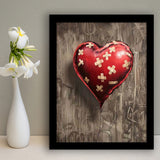 Heart Balloon Banksy Style Street Art, Framed Art Prints Wall Art Home Decor, Ready to Hang
