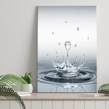 Heart Drop Splash Canvas Prints Wall Art - Painting Canvas, Wall Decor, Home Decor