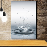 Heart Drop Splash Canvas Prints Wall Art - Painting Canvas, Wall Decor, Home Decor