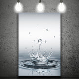 Heart Drop Splash Canvas Prints Wall Art - Painting Canvas, Wall Decor, Home Decor