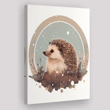Hedgehog Retro Art Print ,City Art Print, Large Canvas, Canvas Print Wall Art Home Decor