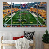 Heinz Field Pitters burgh Panthers, Stadium Canvas, Sport Art, Gift for him, Multi Panels B, Canvas Prints Wall Art Decor