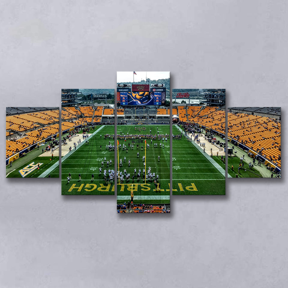 Heinz Field Pitters burgh Panthers, Stadium Canvas, Sport Art, Large Canvas, Multi Panels, Canvas Prints Wall Art Decor
