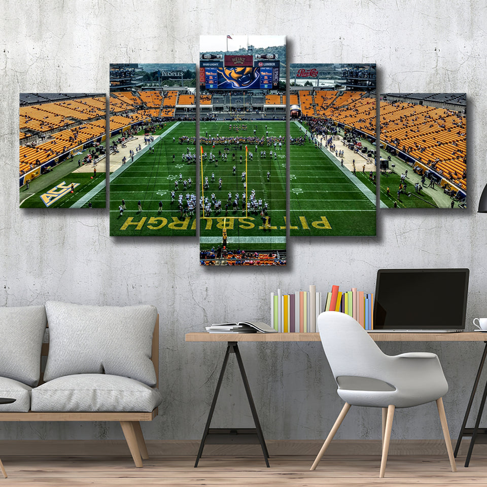 Heinz Field Pitters burgh Panthers, Stadium Canvas, Sport Art, Large Canvas, Multi Panels, Canvas Prints Wall Art Decor