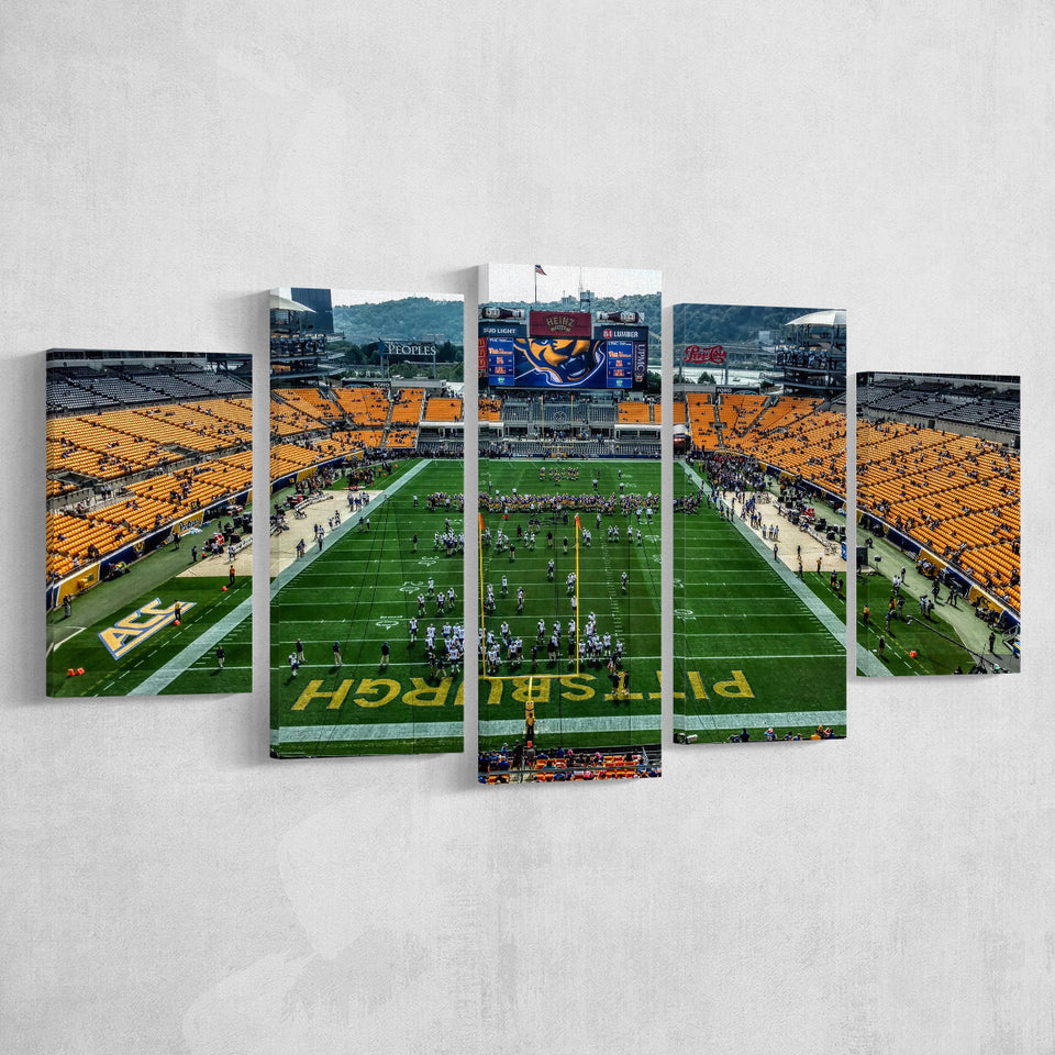 Heinz Field Pitters burgh Panthers, Stadium Canvas, Sport Art, Large Canvas, Multi Panels, Canvas Prints Wall Art Decor