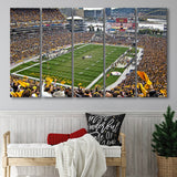Heinz Field Pittsburgh Stadium, Stadium Canvas, Sport Art, Gift for him, Multi Panels B, Canvas Prints Wall Art Decor