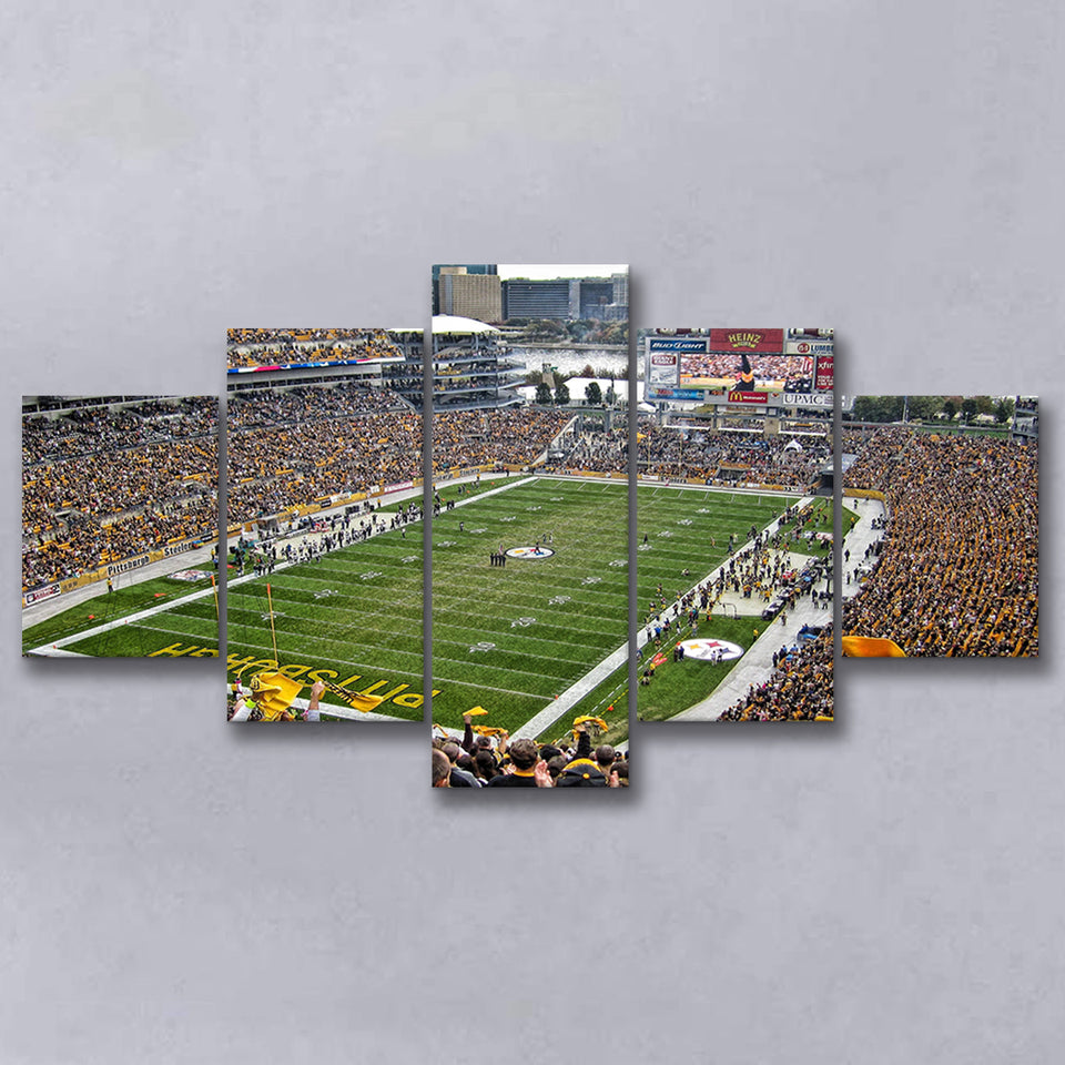 Heinz Field Pittsburgh Stadium, Stadium Canvas, Sport Art, Large Canvas, Multi Panels, Canvas Prints Wall Art Decor