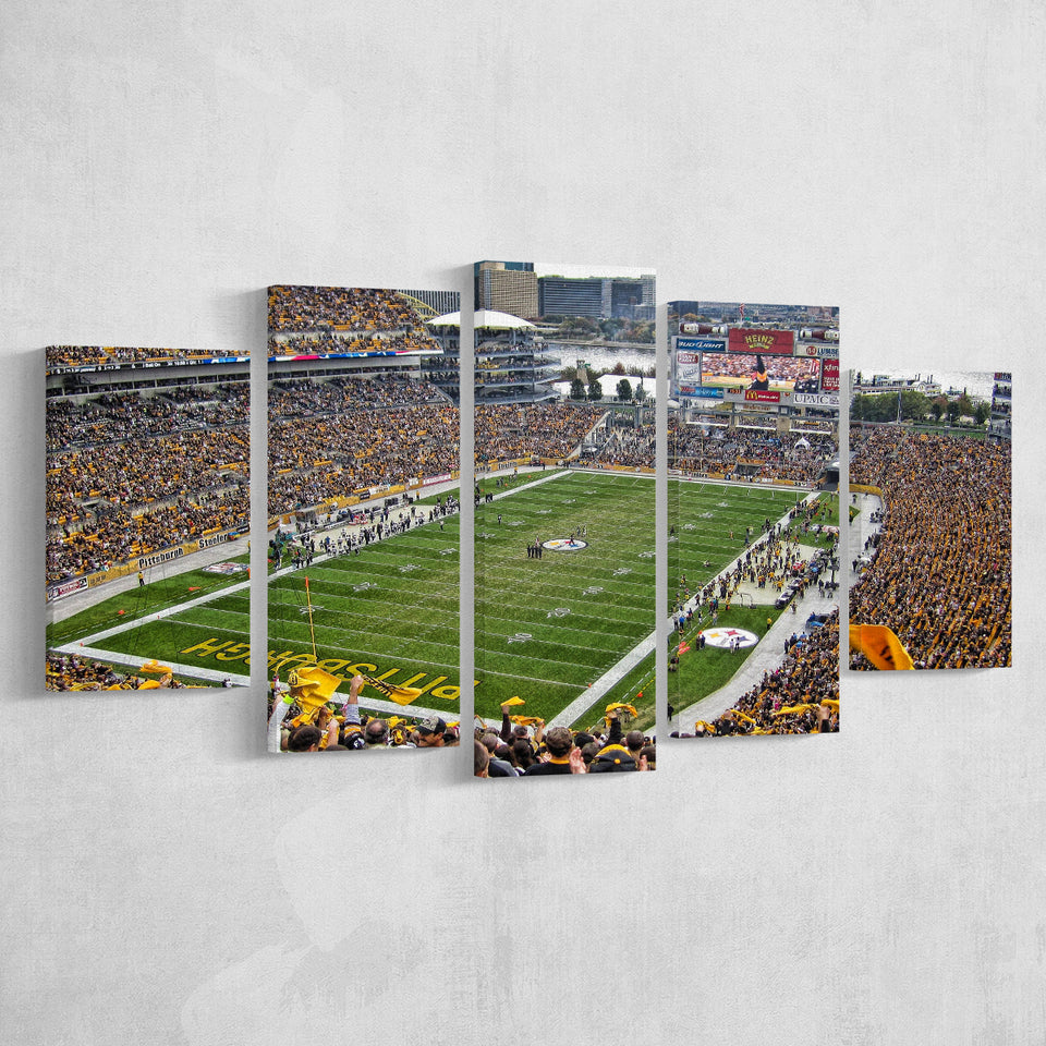 Heinz Field Pittsburgh Stadium, Stadium Canvas, Sport Art, Large Canvas, Multi Panels, Canvas Prints Wall Art Decor