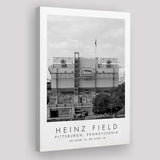 Heinz Field Pittsburgh Steelers Football Lovers Black And White Art Canvas Prints Wall Art Home Decor