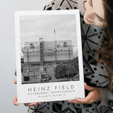 Heinz Field Pittsburgh Steelers Football Lovers Black And White Art Canvas Prints Wall Art Home Decor