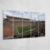 Heinz field Steeler, Stadium Canvas, Sport Art, Gift for him, Multi Panels B, Canvas Prints Wall Art Decor