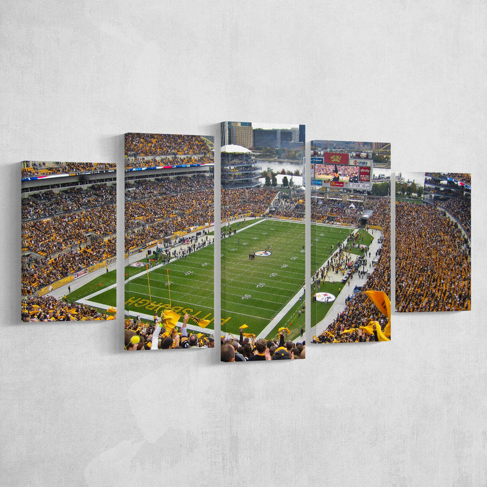 Heinz field sports Stadium, Stadium Canvas, Sport Art, Large Canvas, Multi Panels, Canvas Prints Wall Art Decor