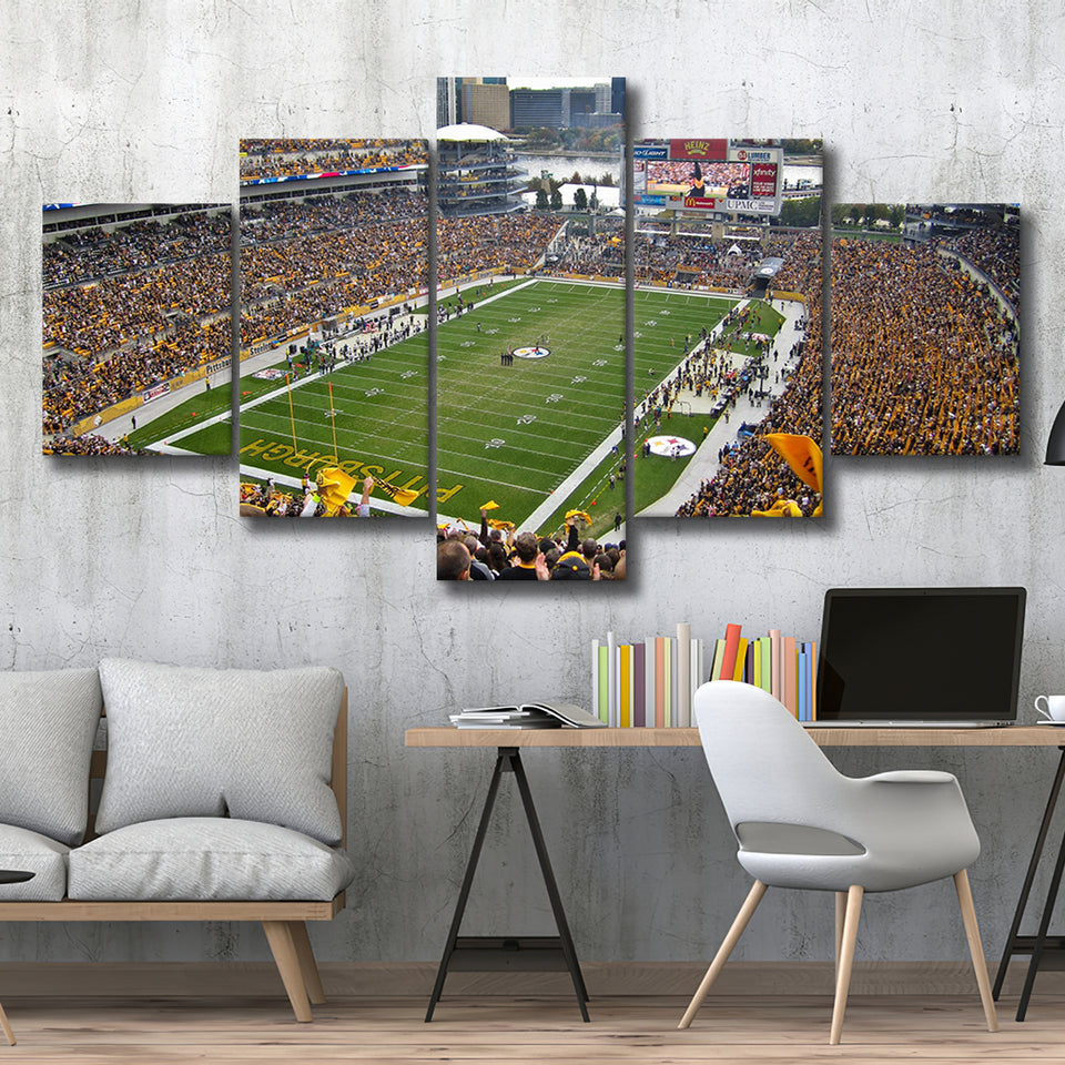 Heinz field sports Stadium, Stadium Canvas, Sport Art, Large Canvas, Multi Panels, Canvas Prints Wall Art Decor