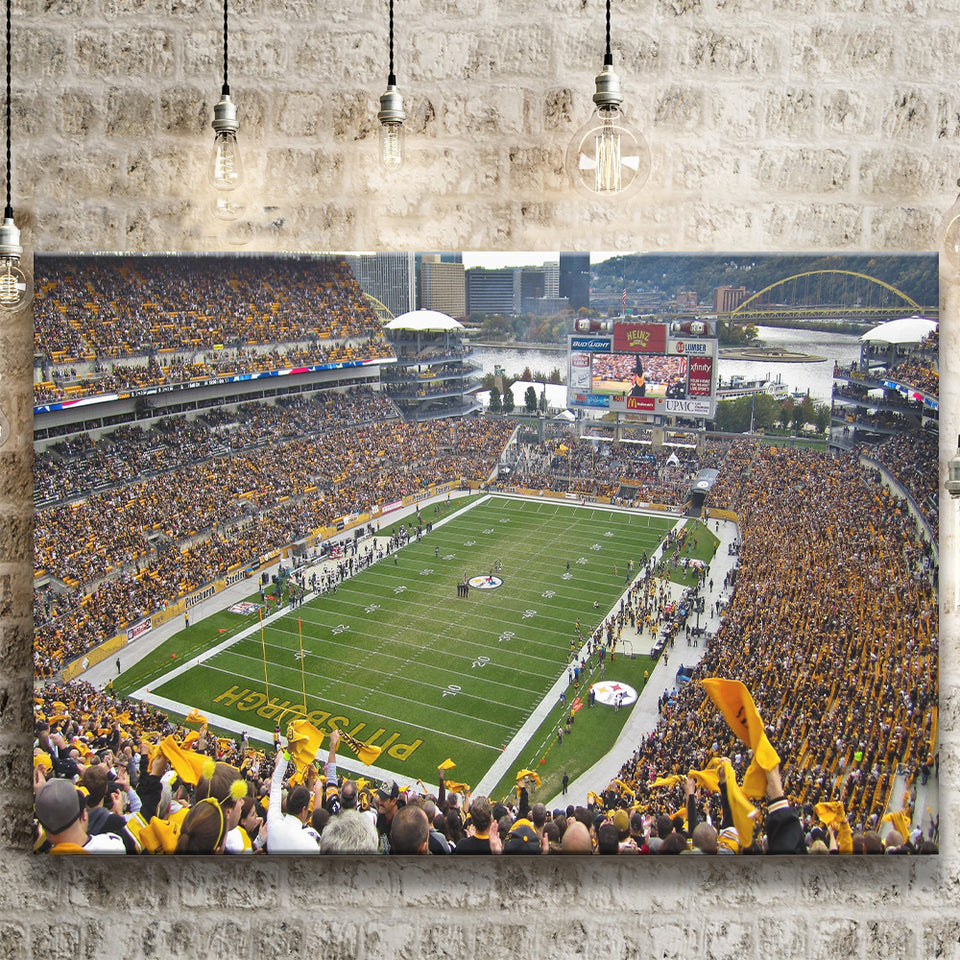 Heinz field sports Stadium, Stadium Canvas, Sport Art, Gift for him, Fan Gift, Canvas Prints Wall Art Decor