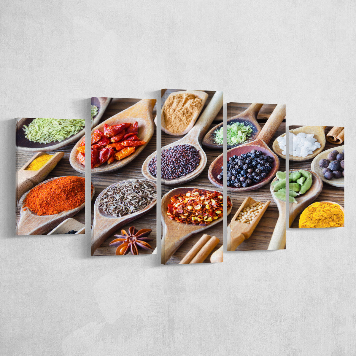  Food and Cuisine Framed Wall Art Canvas Prints 'LV