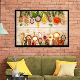 Herbs  Spices Framed Art Prints Wall Decor - Painting Prints, Framed Picture