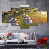 Hidden Gems Play Golf Australia  5 Pieces Canvas Prints Wall Art - Painting Canvas, Multi Panel, Home Wall Decor, For Sale