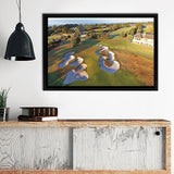 Hidden Gems Play Golf Australia Framed Canvas Prints Wall Art - Painting Prints, Home Wall Decor, Painting Canvas
