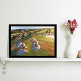 Hidden Gems Play Golf Australia Framed Canvas Prints Wall Art - Painting Prints, Home Wall Decor, Painting Canvas