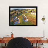 Hidden Gems Play Golf Australia Framed Canvas Prints Wall Art - Painting Prints, Home Wall Decor, Painting Canvas