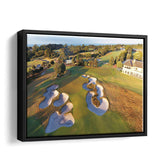 Hidden Gems Play Golf Australia Framed Canvas Prints Wall Art - Painting Prints, Home Wall Decor, Painting Canvas