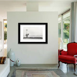 Highland Visitor-Black and white art, Art print,Plexiglass Cover