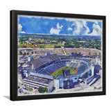 Highmark Stadium Bills Watercolor, Sport Prints Fan Gift, Framed Art Prints Wall Art Decor