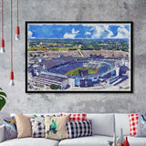 Highmark Stadium Bills Watercolor, Sport Prints Fan Gift, Framed Art Prints Wall Art Decor