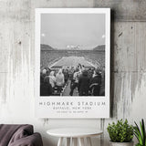 Highmark Stadium Buffalo Bills Football Lovers Black And White Art Canvas Prints Wall Art Home Decor