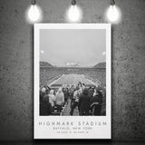 Highmark Stadium Buffalo Bills Football Lovers Black And White Art Canvas Prints Wall Art Home Decor