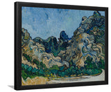 Hills Near Saint-Remy With A Dark House By Vincent Van Gogh-Art Print,Canvas Art,Frame Art,Plexiglass Cover