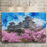 Himeji Castle Canvas Prints Wall Art Decor - Painting Canvas, Art Print, Home Decor, Ready to Hang
