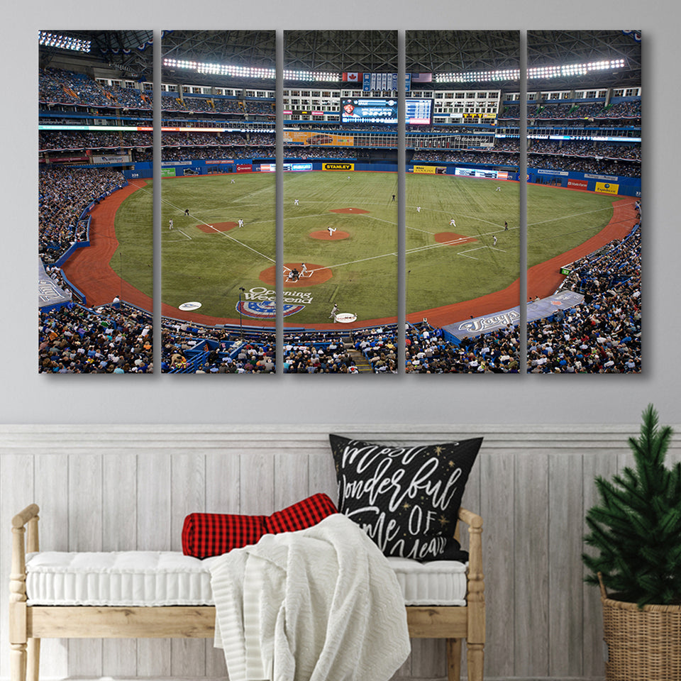Hiram Bithorn Stadium, Stadium Canvas, Sport Art, Gift for him, Multi Panels B, Canvas Prints Wall Art Decor