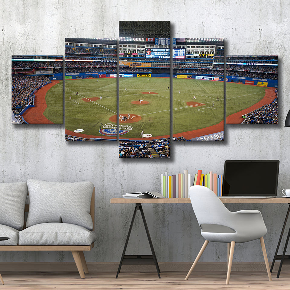 Hiram Bithorn Stadium, Stadium Canvas, Sport Art, Large Canvas, Multi Panels, Canvas Prints Wall Art Decor
