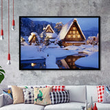 Historic Vill Of Shirakawa Go And Gokayama Framed Art Prints Wall Decor - Painting Prints, Wall Art, Framed Picture, Black Frame