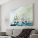 Hms Belvidera And The Uss President 1812 Canvas Wall Art - Canvas Prints, Prints For Sale, Painting Canvas