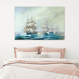 Hms Belvidera And The Uss President 1812 Canvas Wall Art - Canvas Prints, Prints For Sale, Painting Canvas