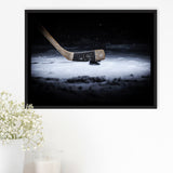 Hockey Canvas Decor Art Framed Canvas Prints Wall Art Decor - Paiting Canvas, Art Prints, Floating Frame