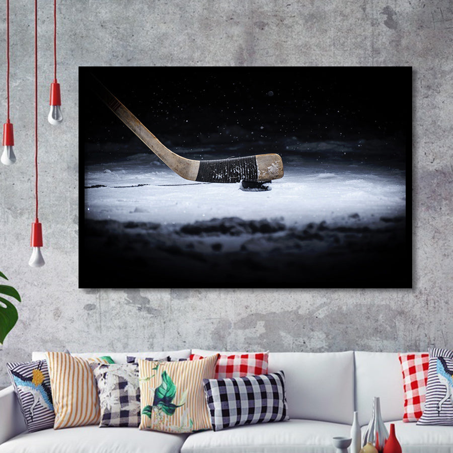 Hockey Canvas Decor Art Framed Art Prints Wall Decor - Painting Prints, Framed Picture, Home Decor