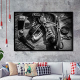 Hockey Equipment Cool Framed Art Prints Wall Decor - Painting Prints, Framed Picture, Home Decor