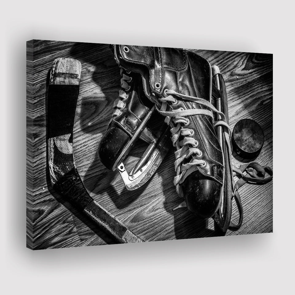 Hockey Equipment Cool Canvas Prints Wall Art Decor - Paiting Canvas, Art Prints, Wall Decor, For Sale