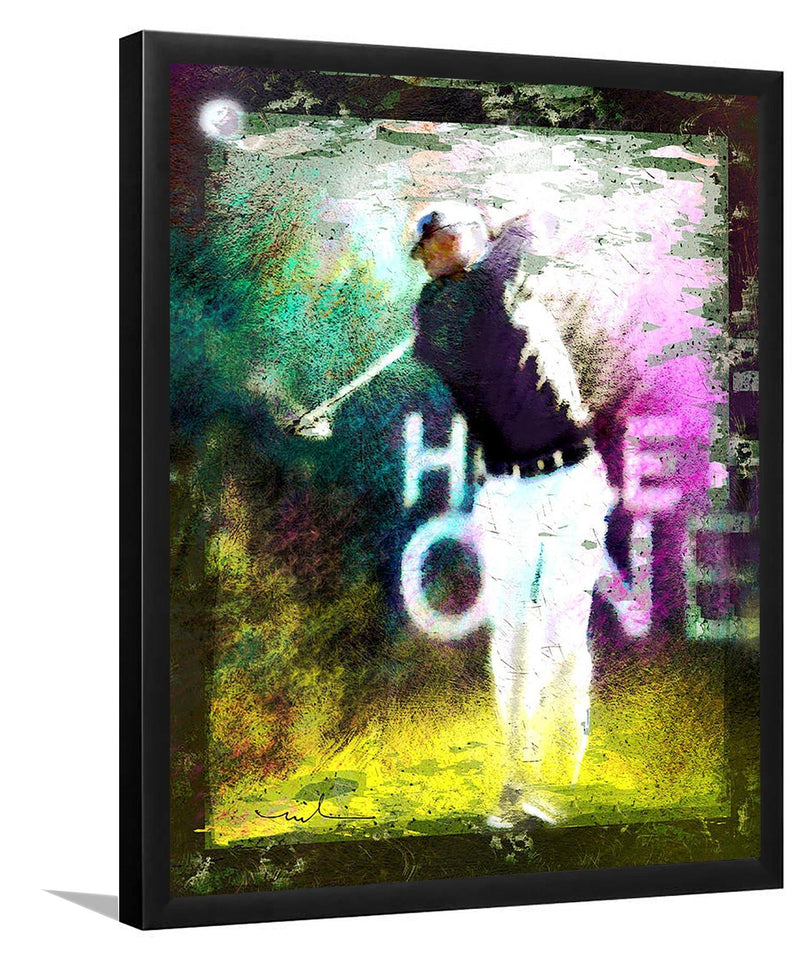 Hole In One-Sport Art,Art Print,Frame Art,Plexiglass Cover