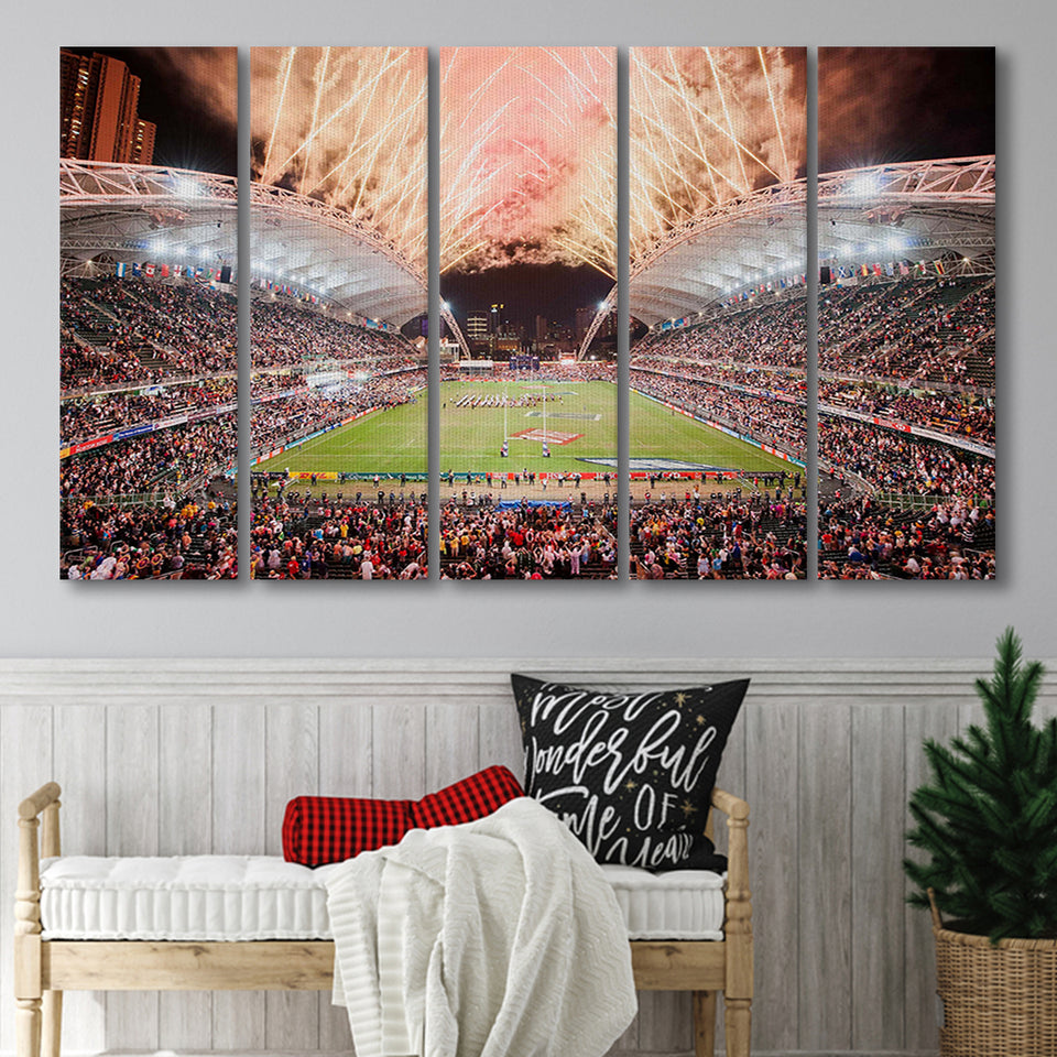 Hong Kong National Stadium, Stadium Canvas, Sport Art, Gift for him, Multi Panels B, Canvas Prints Wall Art Decor